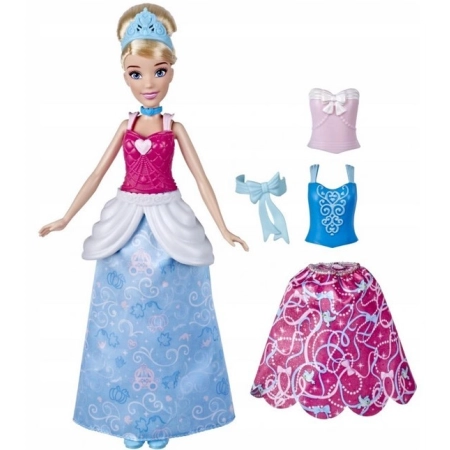 Lalka Disney Princess Kopciuszek + ubranka E9591